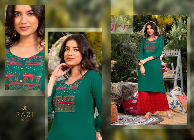 Pari Vol 10 By Psyna Designer Kurtis Catalog